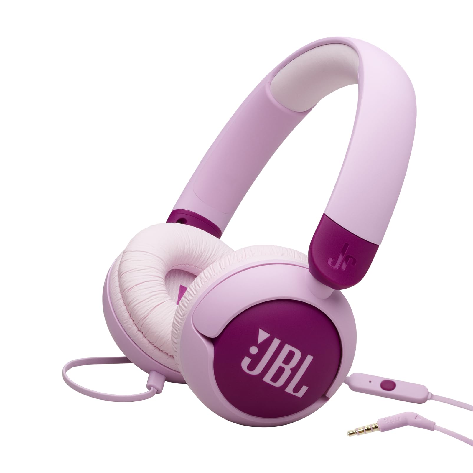 JBL Junior 320 Kids Headphones, Wired, Volume-Limited - Purple | Designed For Sc