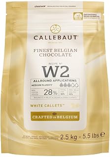 Callebaut W2NV 28% "Select" White Chocolate Easymelt Chips (Callets) (1 x 2.5 kg)
