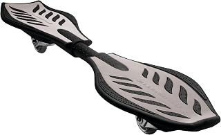 RipStik | Smooth Carving Caster Board (Silver) | Iconic Twist and Carve Ride | Lightweight, Durable and Trickable; Caster Wheels and Torsion Bar | For Kids and Adults Age 8+