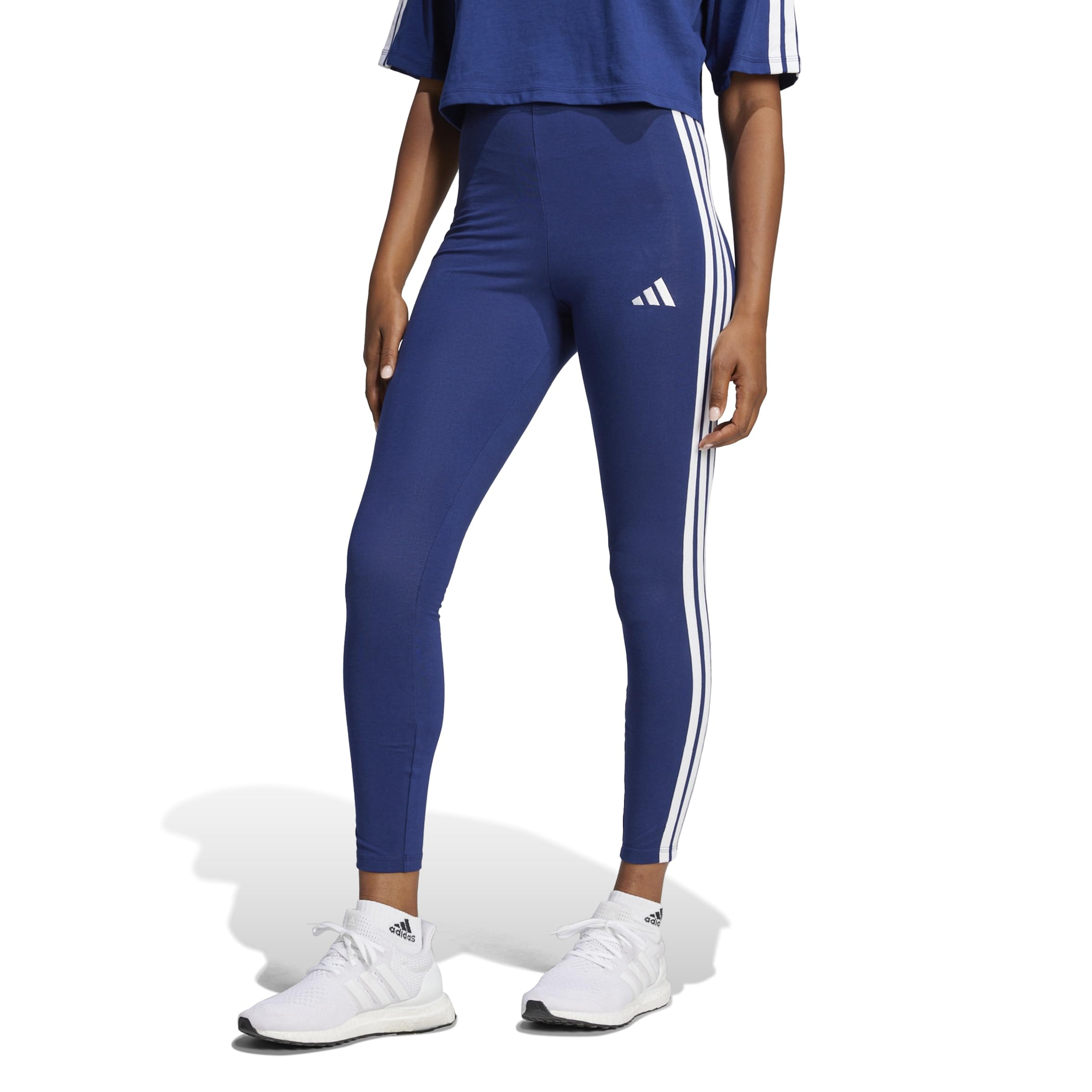 Adidas Essentials Women's Cotton 3-Stripes Leggings
