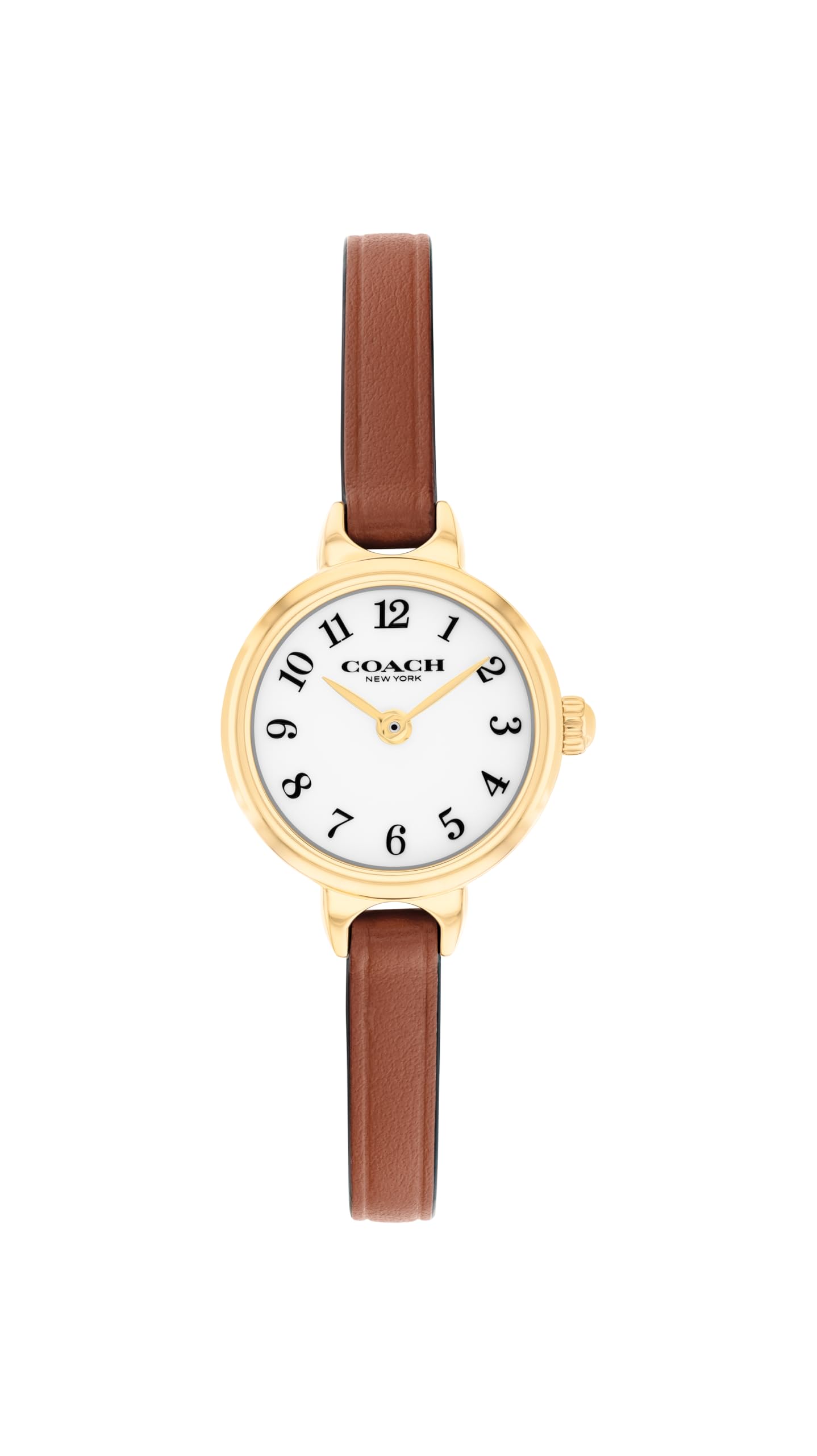 COACH Iris Women’s Quartz Watch - Leather Strap, Classic Round Dial with Numeral