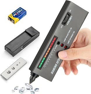 Siziviki Diamond Tester Pen Pro High Accuracy Jewelers' Diamond Detector | Professional Jewelers Gem Tester, Jewelry-only Detection, High-precision Diamond Test, Portable Pen for Fast Gem Verification