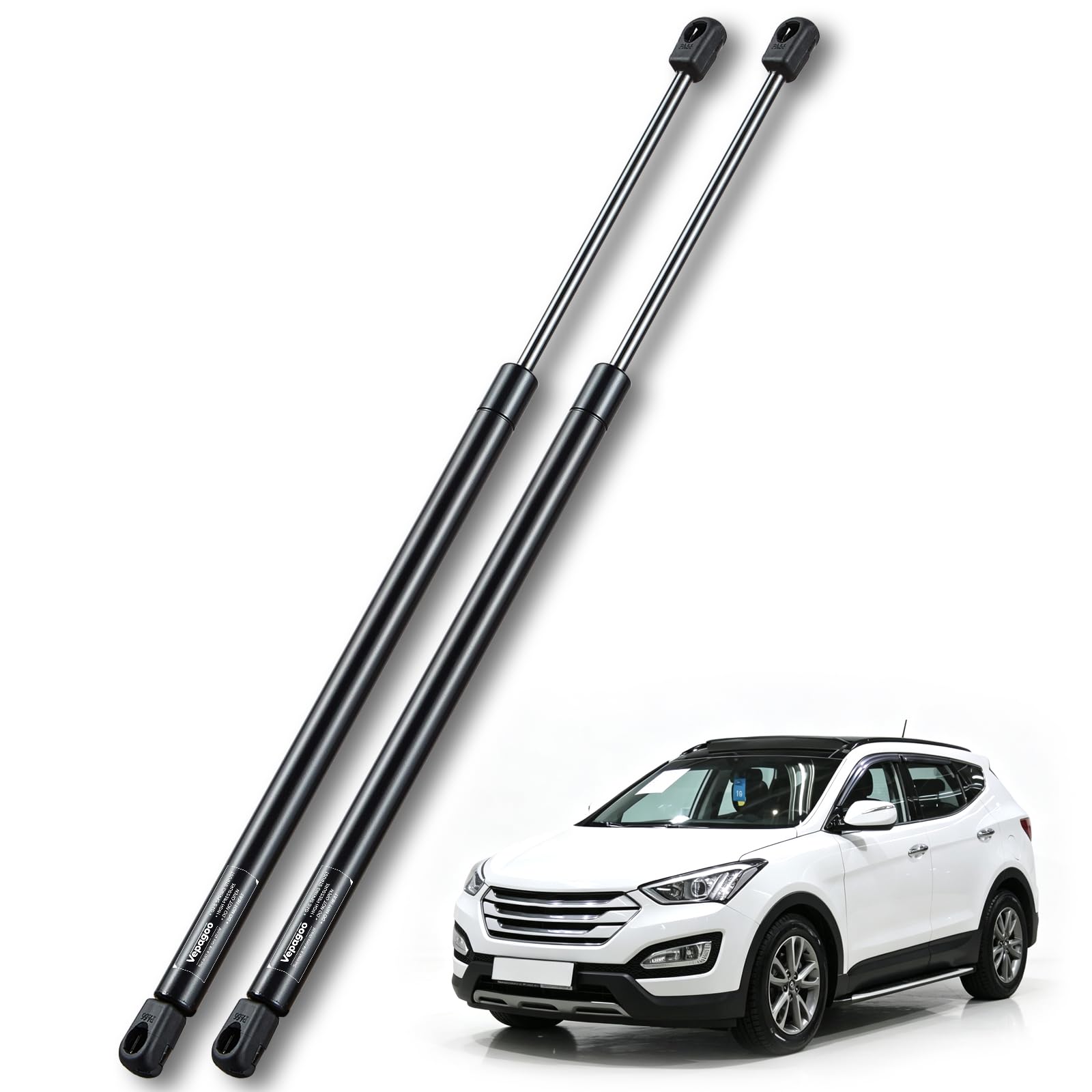 Vepagoo Hood Struts for Hyundai Santa Fe 2013-2018 | front hood lift support gas