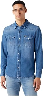 Wrangler - Men's Shirt - Regular Fit - 27Mw - Dark Stone