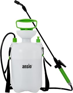 ANSIO® 5L Pressure Sprayer Pump Action Garden Sprayer for Weed Killer | Ideal for weed control, watering, pesticides, insecticides and fungicide applications with adjustable spray coverage