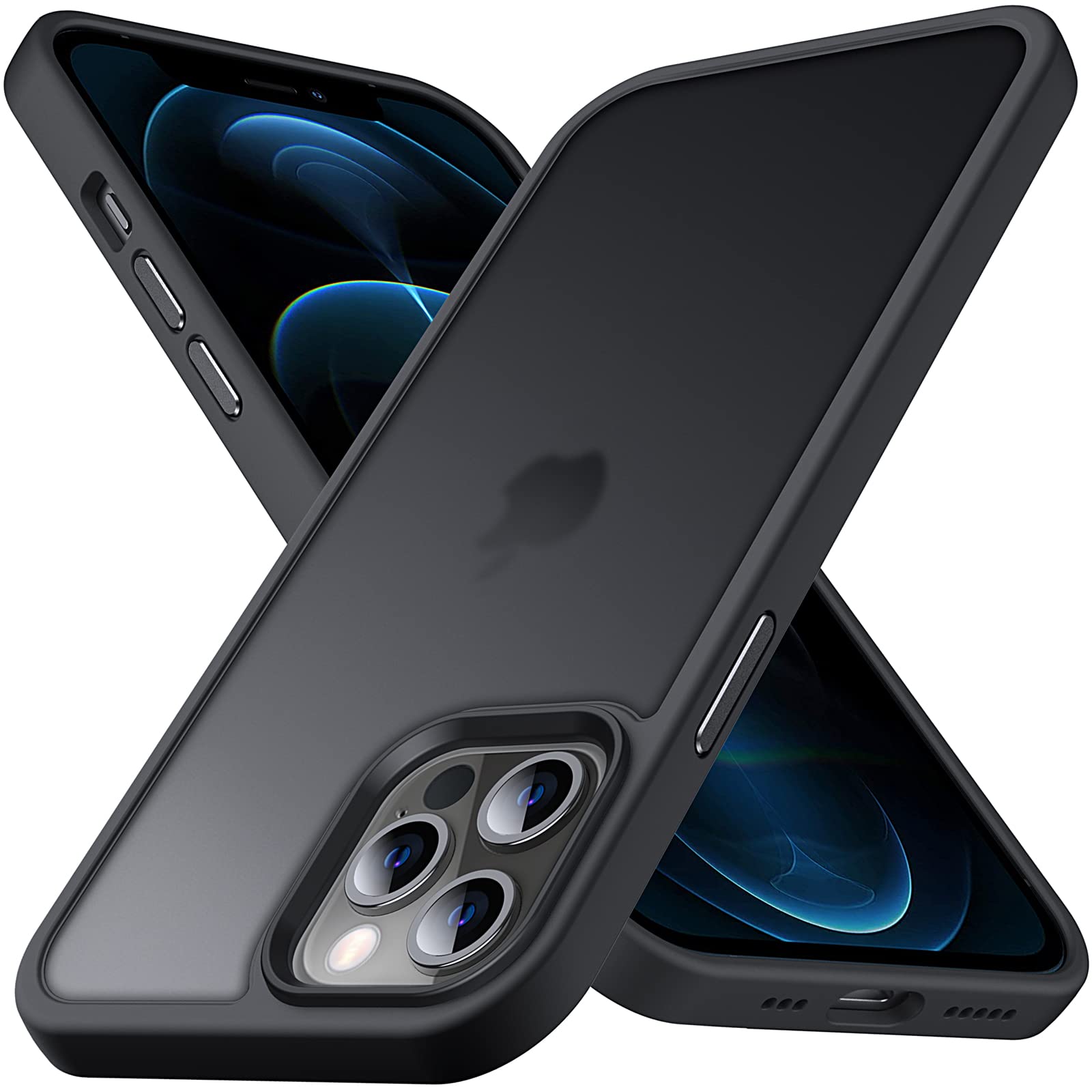 Anqrp Matt Zero Series Thin Case for iPhone 12 Pro Max, Military Protection and 