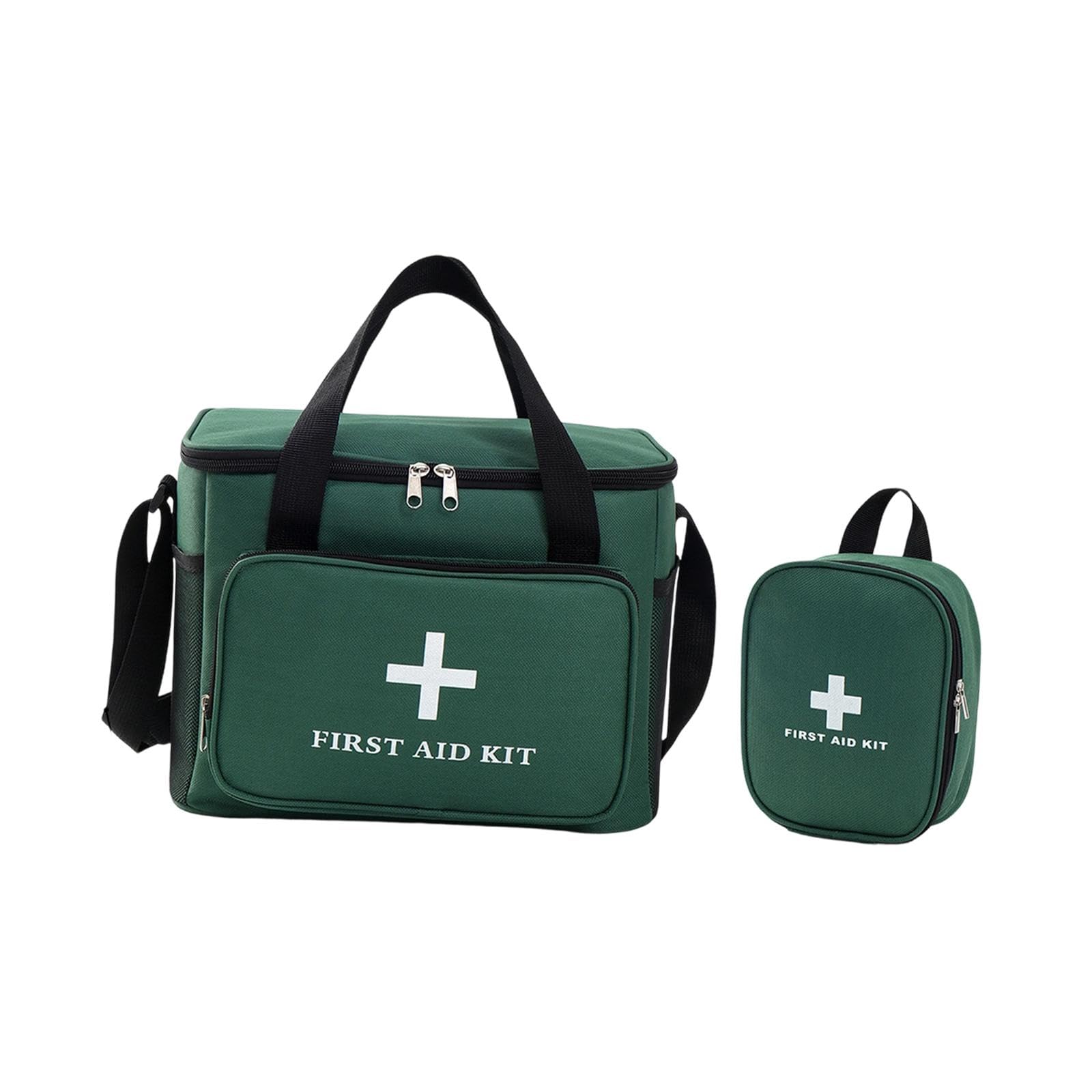 ChuYiElegance 2 Pieces Empty First Aid Bag Professional Storage Bag Portable Org