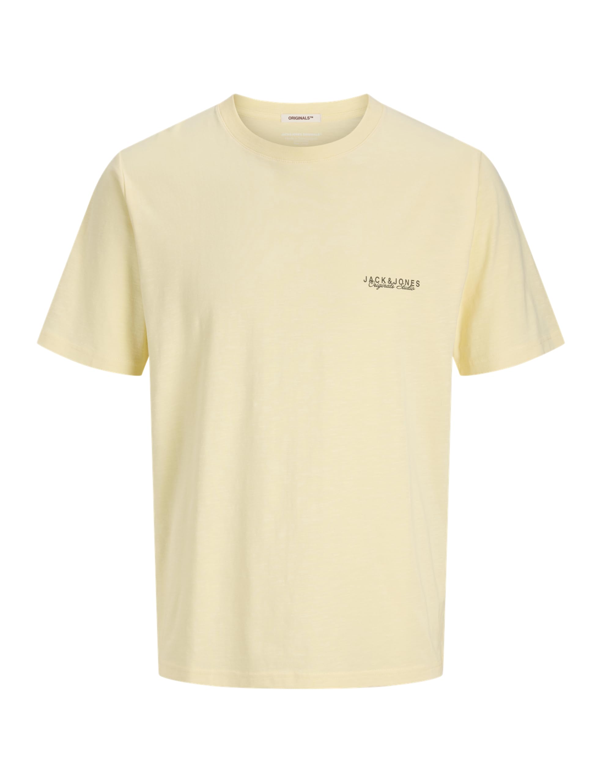 JACK & JONES Men's Jorcanggu Slub Element Back Tee Ss Cn