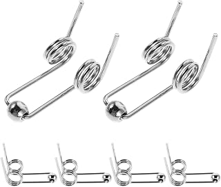 FRCOLOR 6 Pcs Torsion Spring Replacement for Curling Rods Metal Curling Iron Rod Springs Heat-Resistant Hair Tool Spring Replacement Easy Install Diy Hair Curling Accessories