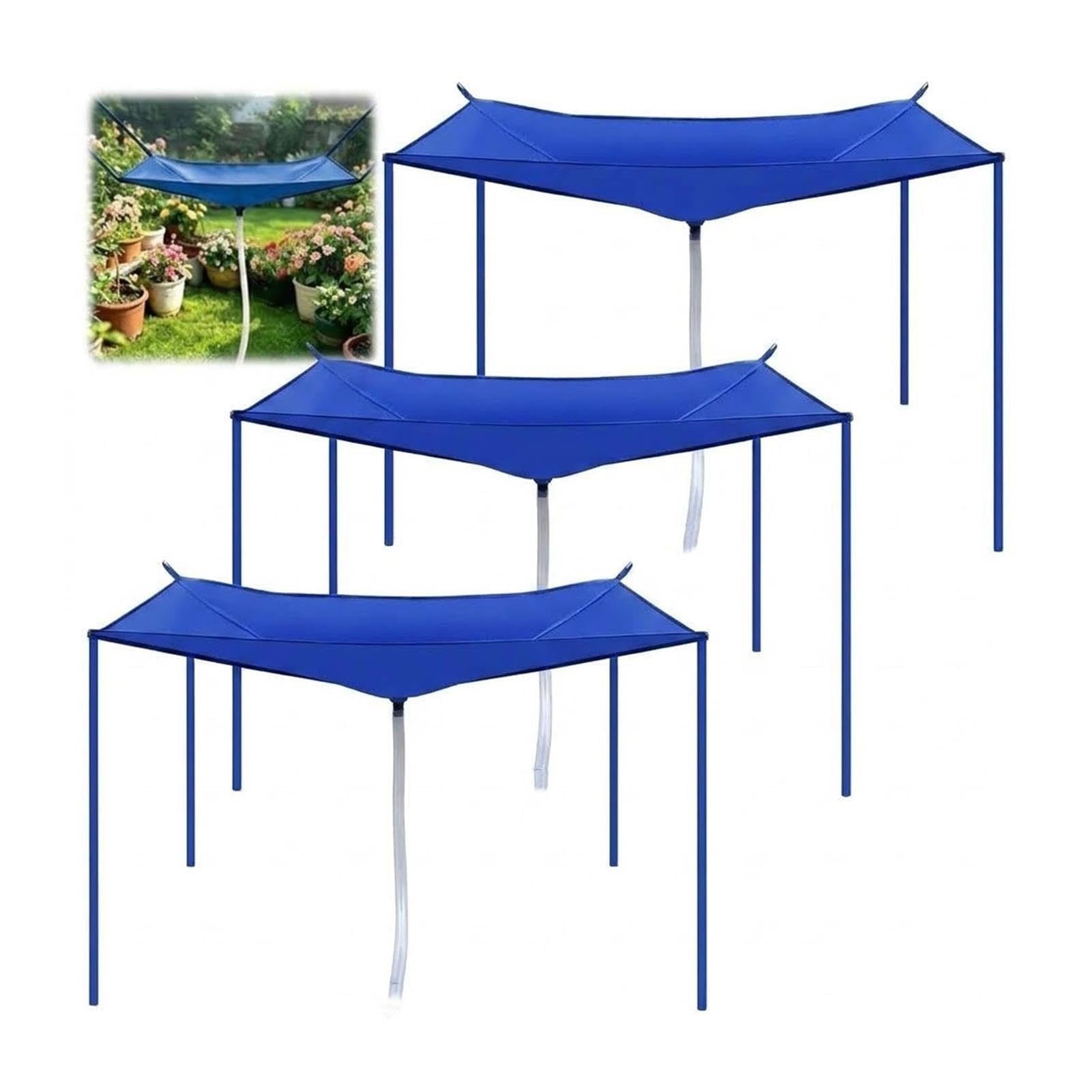 3pcs Rainwater Collection System with Hose,Water Storage Bag,Rain Catcher. | Reu