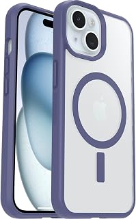 OtterBox Sleek MagSafe Cover for iPhone 17e/16e/15/14/13,Transparent/Purple
