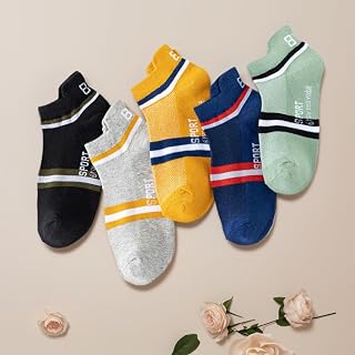 Mens Sports Socks Breathable Comfortable 5/10 Pairs