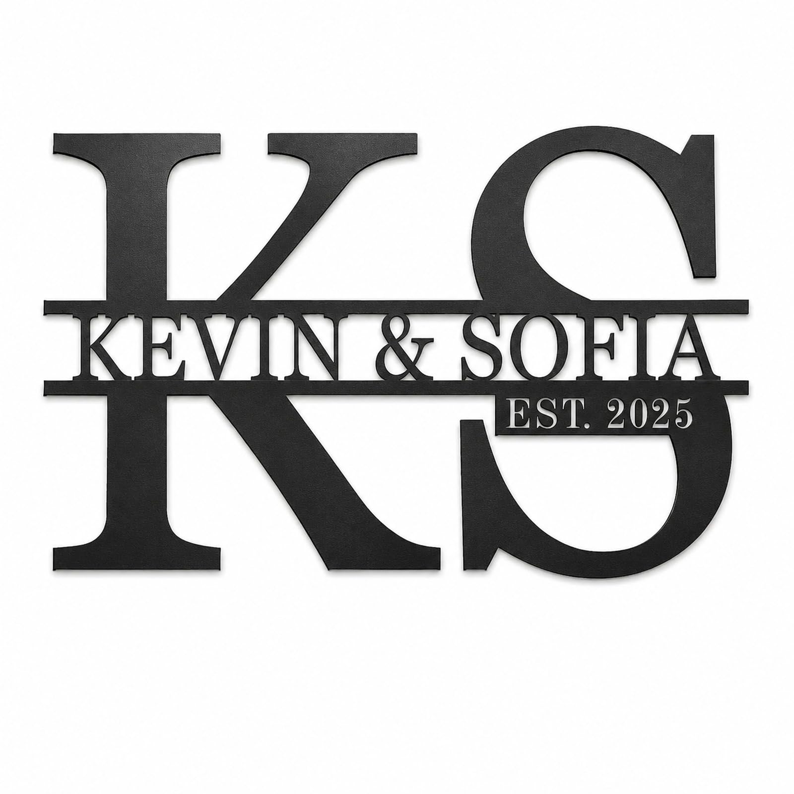 Valentine's Day gifts for 2026 Custom Metal Wedding Anniversary Sign, Personaliz