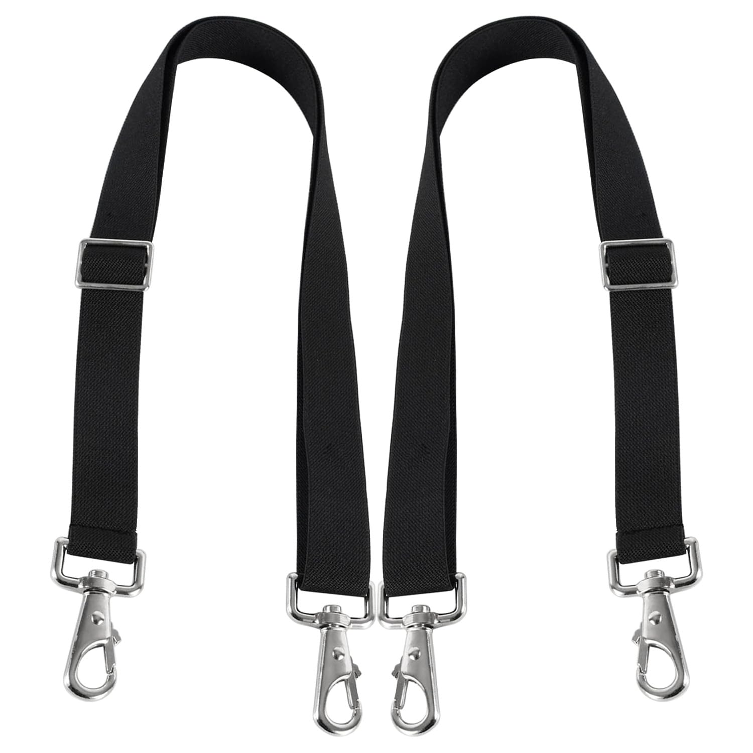 Horse Blanket Leg Straps, Replacement Stretchy Belly Strap with Double Swivel Sn