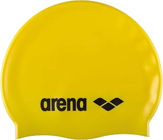 arena Classic Silicone Junior Unisex Silicone Cap, Swimming Cap for Children and Girls, Swimming Cap with Reinforced Edge, Soft and Durable Cap