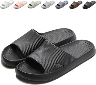 Anmerl Shower Shoes for Men and Women, Quick-Drying Lightweight EVA Non-Slip Sliders, Soft Cloud Slippers for Bathroom, Gym, Pool, Beach and Indoor/Outdoor Use