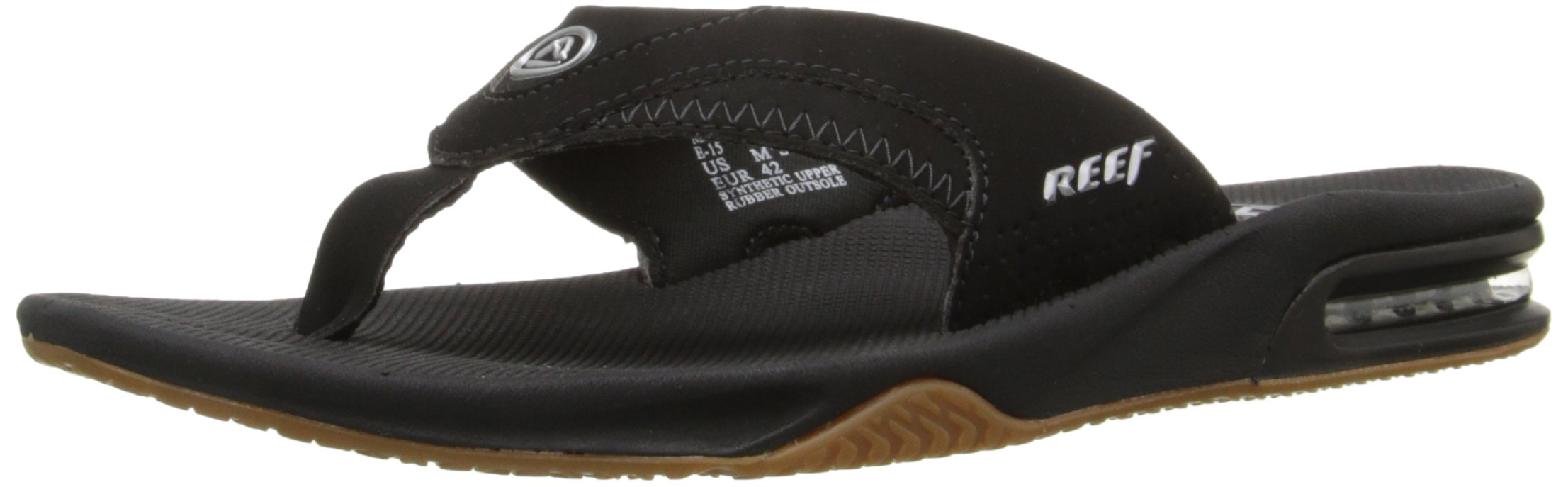 Reef Flip Flops, Fanning Black///White