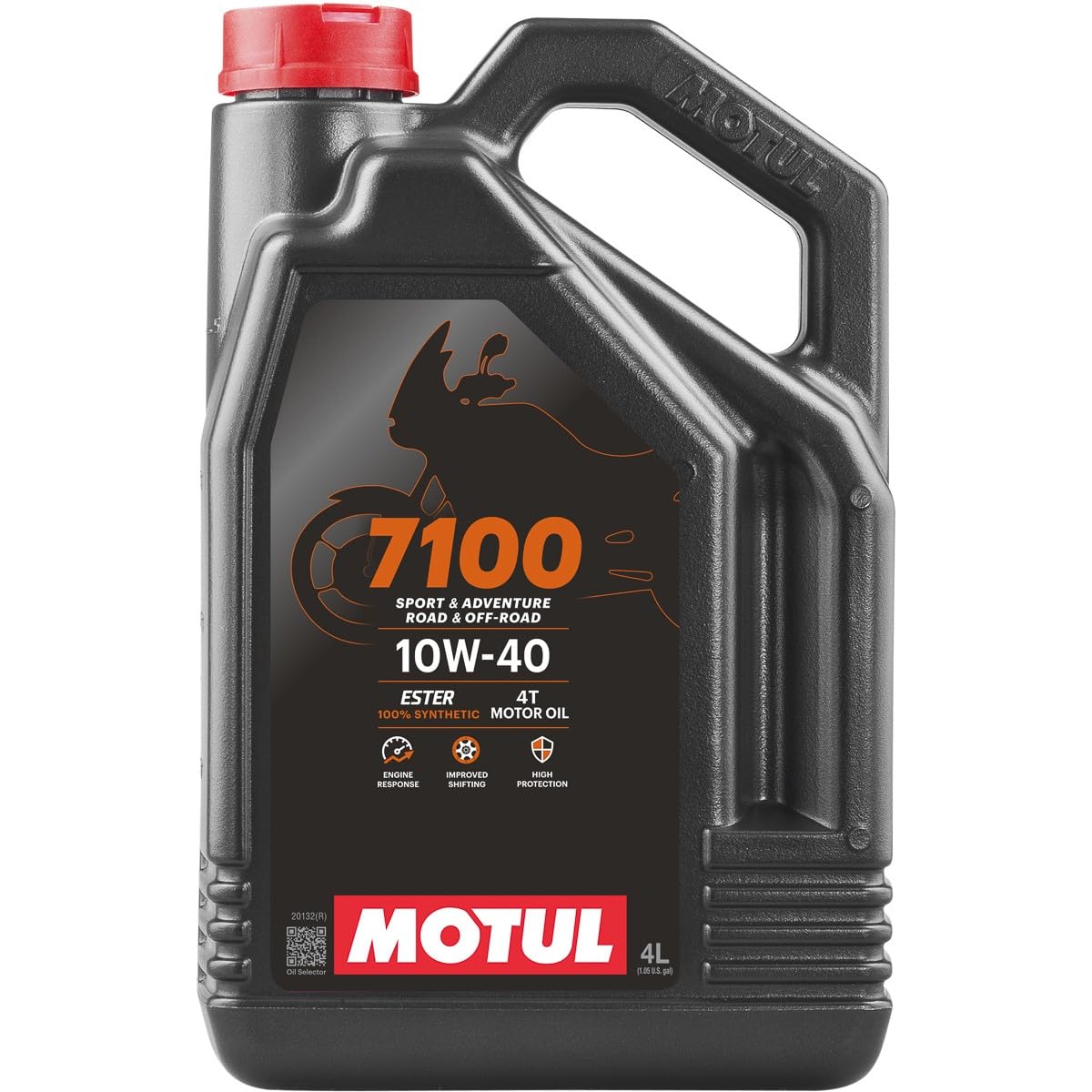 Motul 7100 4T 10W-40 Synthetic Oil 4 Liters (104092)