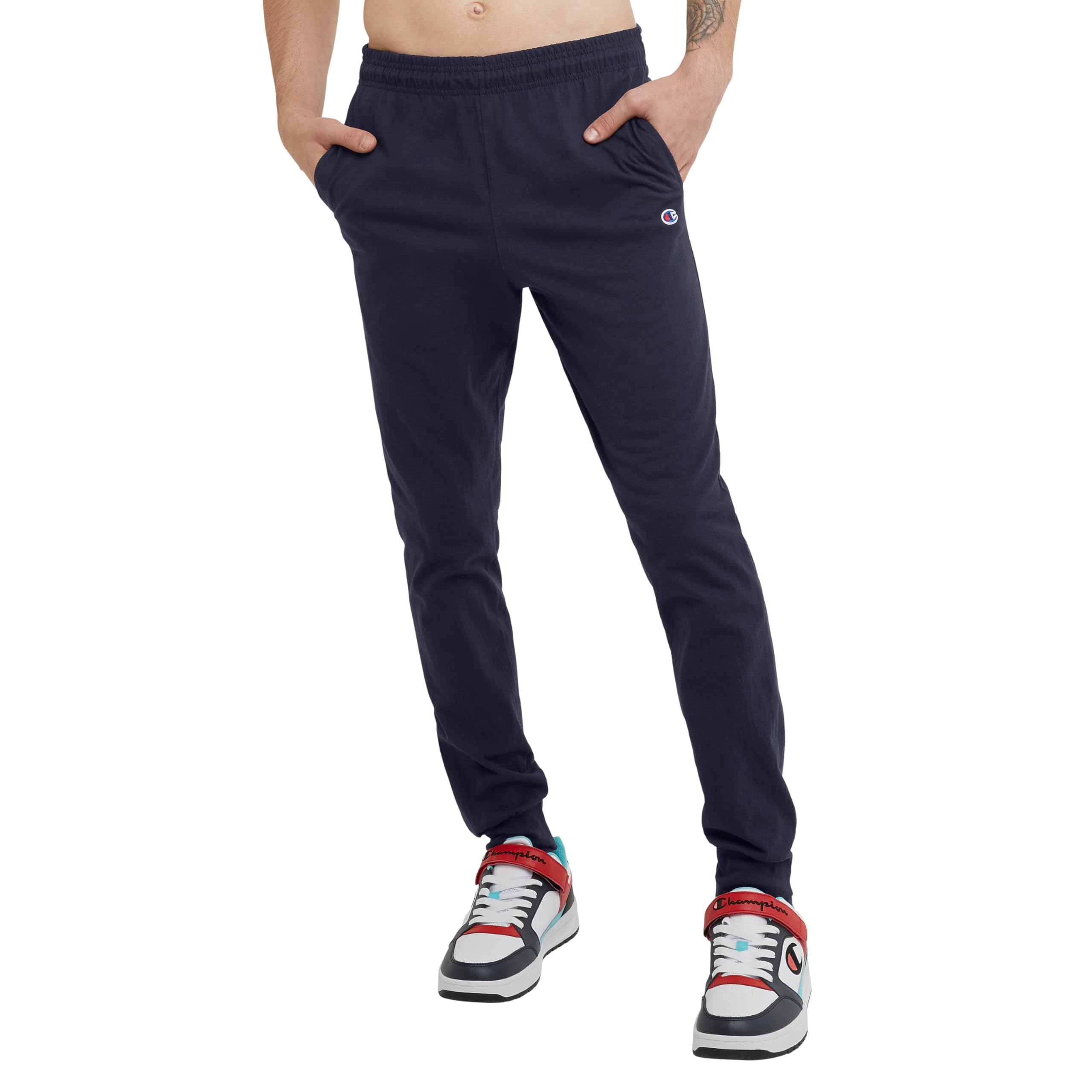 Champion Herren Leichte Lounge-Hose, Jersey-grafikhose für Herren, 78,7 cm Train
