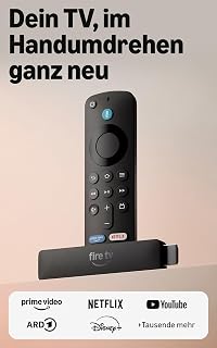 Amazon Fire TV Stick HD (newest gen), free & live TV, Alexa Voice Remote, powered by the TV, effortless setup, find TV programmes faster with Alexa+