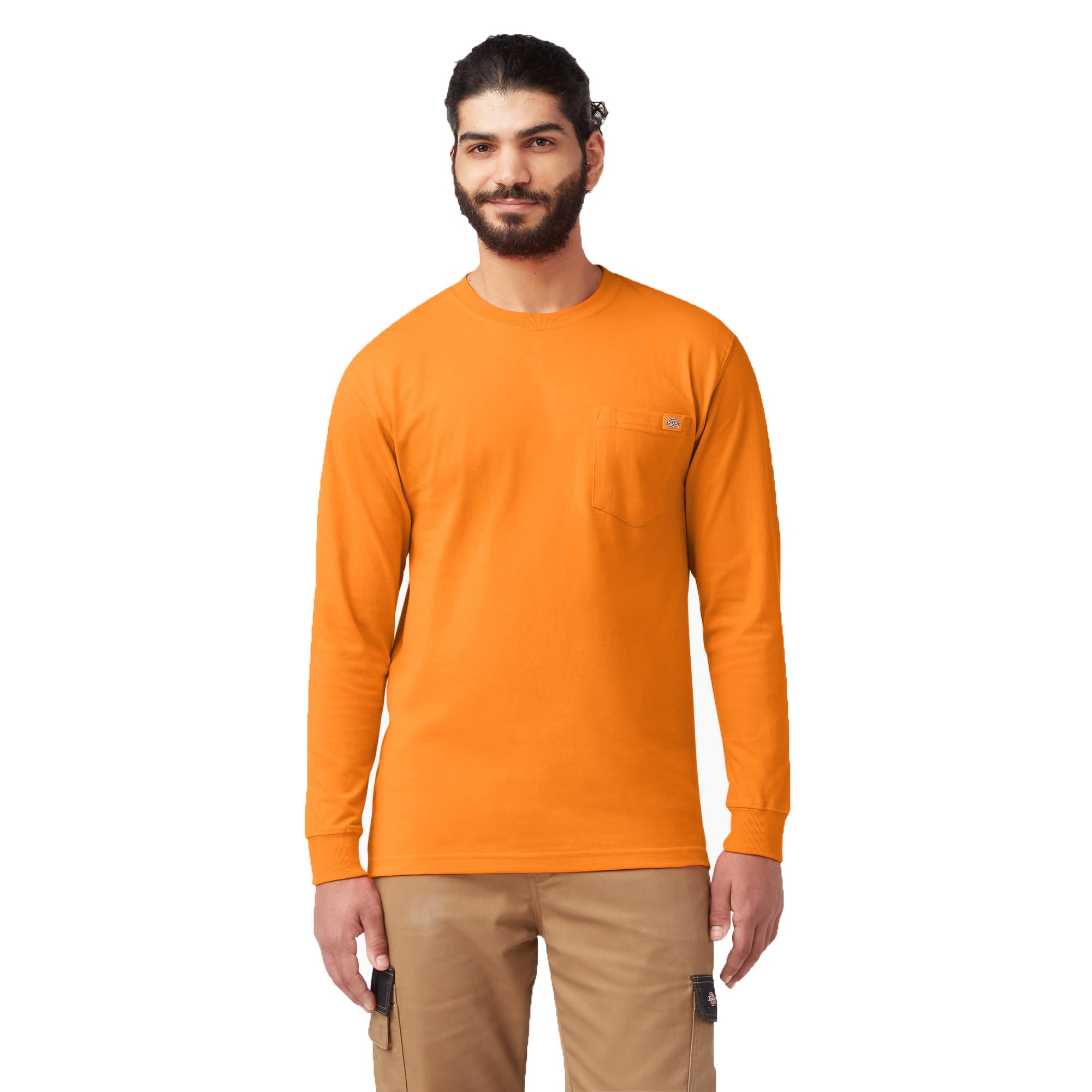 Dickies Men's Heavyweight Long Sleeve Pocket T-Shirt