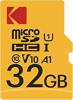 Kodak EKMSDM32GHC10K Premium 32GB microSDHC Memory Card/High Speed/SD Adapter UHS-I / U1 / up to 85 MB/s
