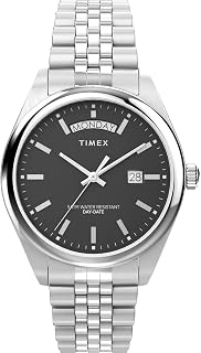 Timex Men's Legacy Day and Date 41mm Stainless Steel Bracelet Watch