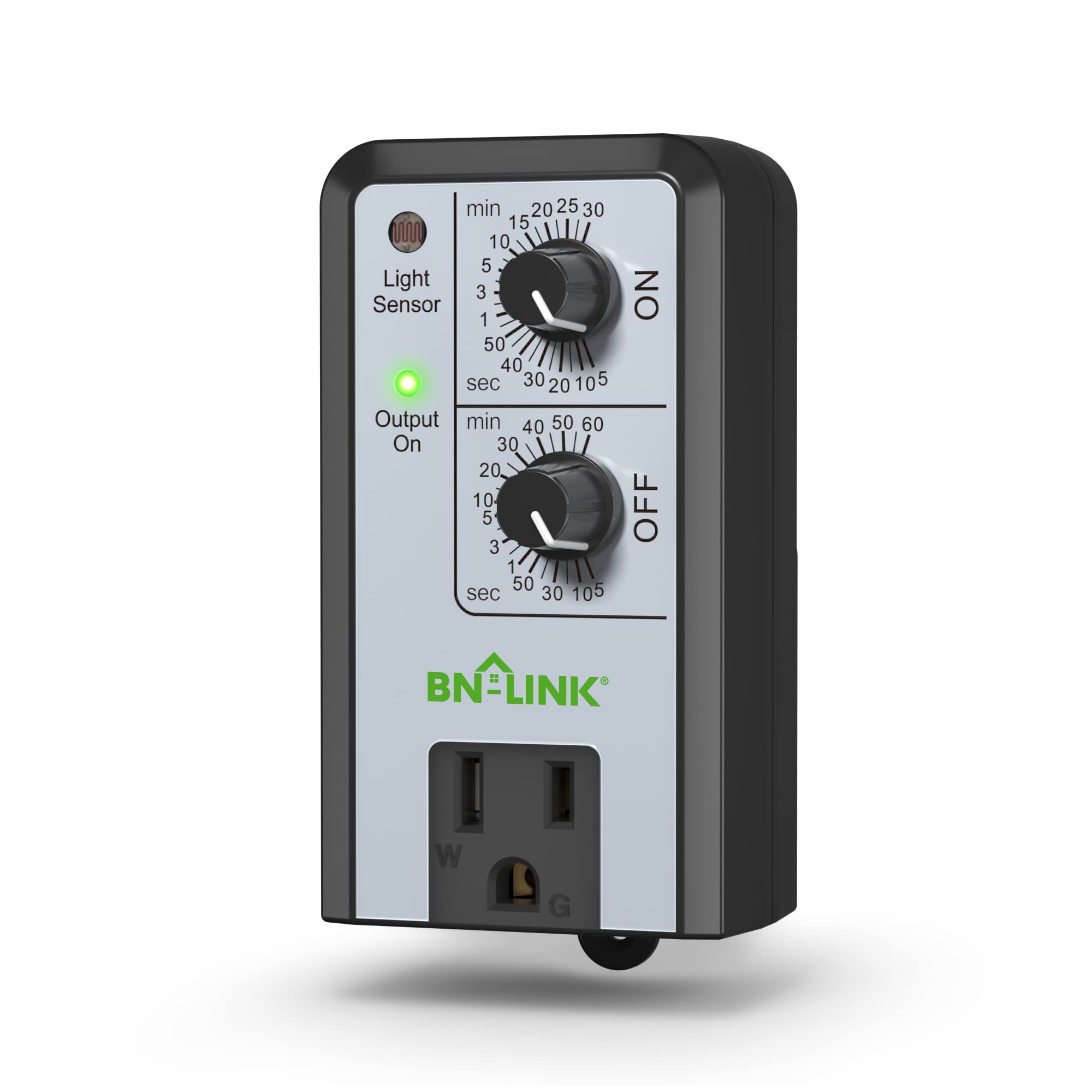BN-LINK Short Period Repeat Cycle Intermittent Timer, Interval Timer - Day, Nigh