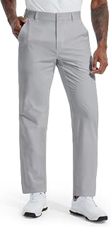 Libin Men's Golf Pants 30"/32"/34" Business Casual Suit Slacks