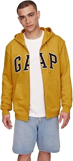 Gap Heritage Logo Hoodie Hooded Full Zip Men's Tracksuit Top (Pack of 1)