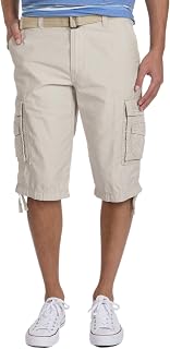 UNIONBAY Survivor Belted Cargo Short-Reg and Big & Tall Sizes Shorts Men