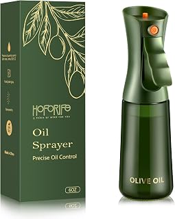 Glass Olive Oil Sprayer for Cooking (GREEN, 225ml)