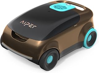 Scuba E1 Cordless Robotic Pool Cleaner, Pool Vacuum for Flat Above-Ground Pools up to 40 Feet (Renewed)