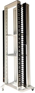 RAISING ELECTRONICS one Piece 42 U Vertical Plastic Cable Manager for Servers Racks Cabinets