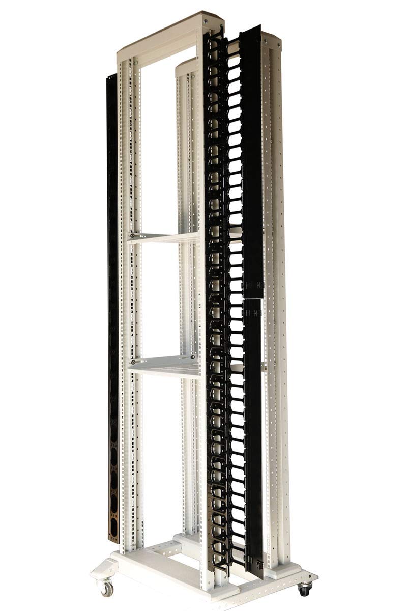 RAISING ELECTRONICS one Piece 42 U Vertical Plastic Cable Manager for Servers Ra