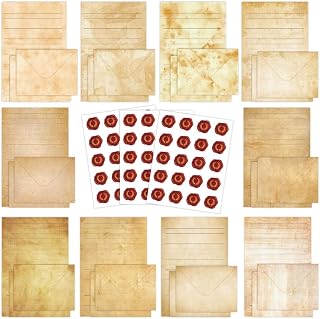 160 Greeting Cards, Invitations, Handwriting Paper, Artistic Design, Stationery, Writing Paper, Letter Paper (Style 8)