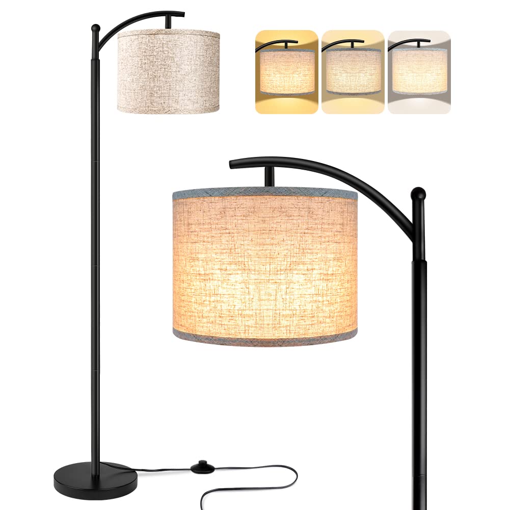 ROTTOGOON Floor Lamp for Living Room with 3 Color Temperatures LED Bulb, Standin