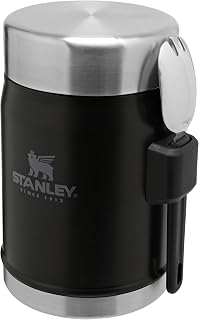 STANLEY 1913 Classic Legendary Food Jar with Spork 0.4L – Matte Black