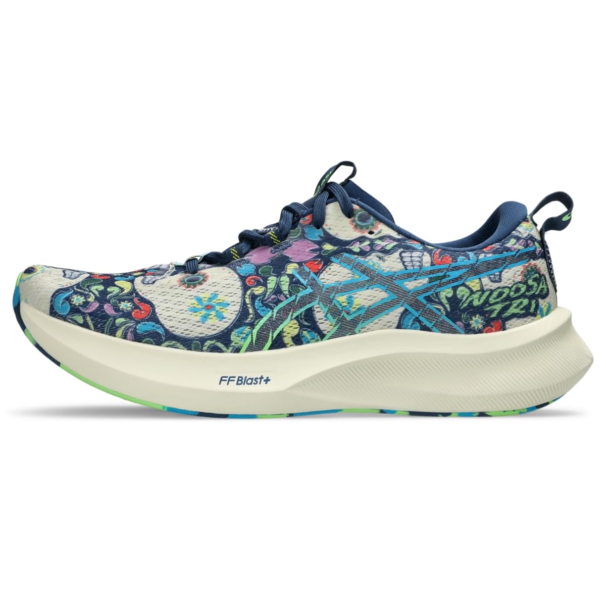 Asics Noosa Tri 16 Limited Edition Men's Running Shoes, Gecko Black/Green, Size 