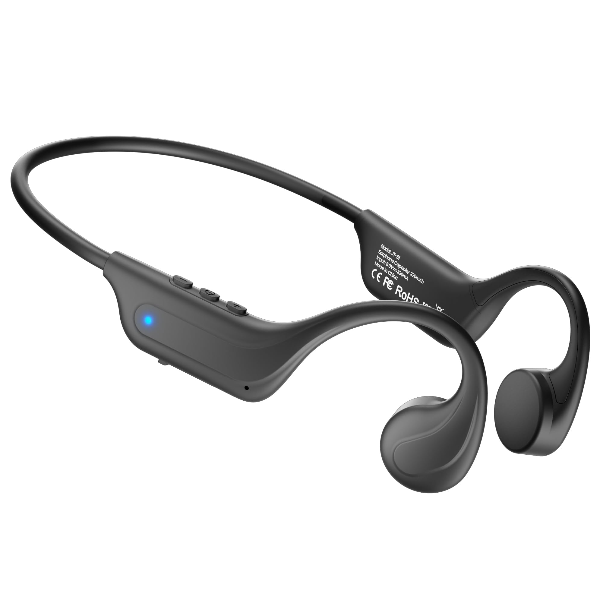 Gavhaio New Bone Conduction Headphones Bluetooth 6.0, Open Ear Earbuds with Mic,