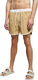 Urban Classics Men's Retro Swim Shorts Anthracite 100% Nylon