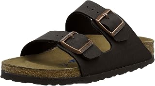 Birkenstock Unisex Arizona Soft Footbed Sandal, Brown Amalfi Leather, 43 N EU/10-10.5 2A(N) US Men