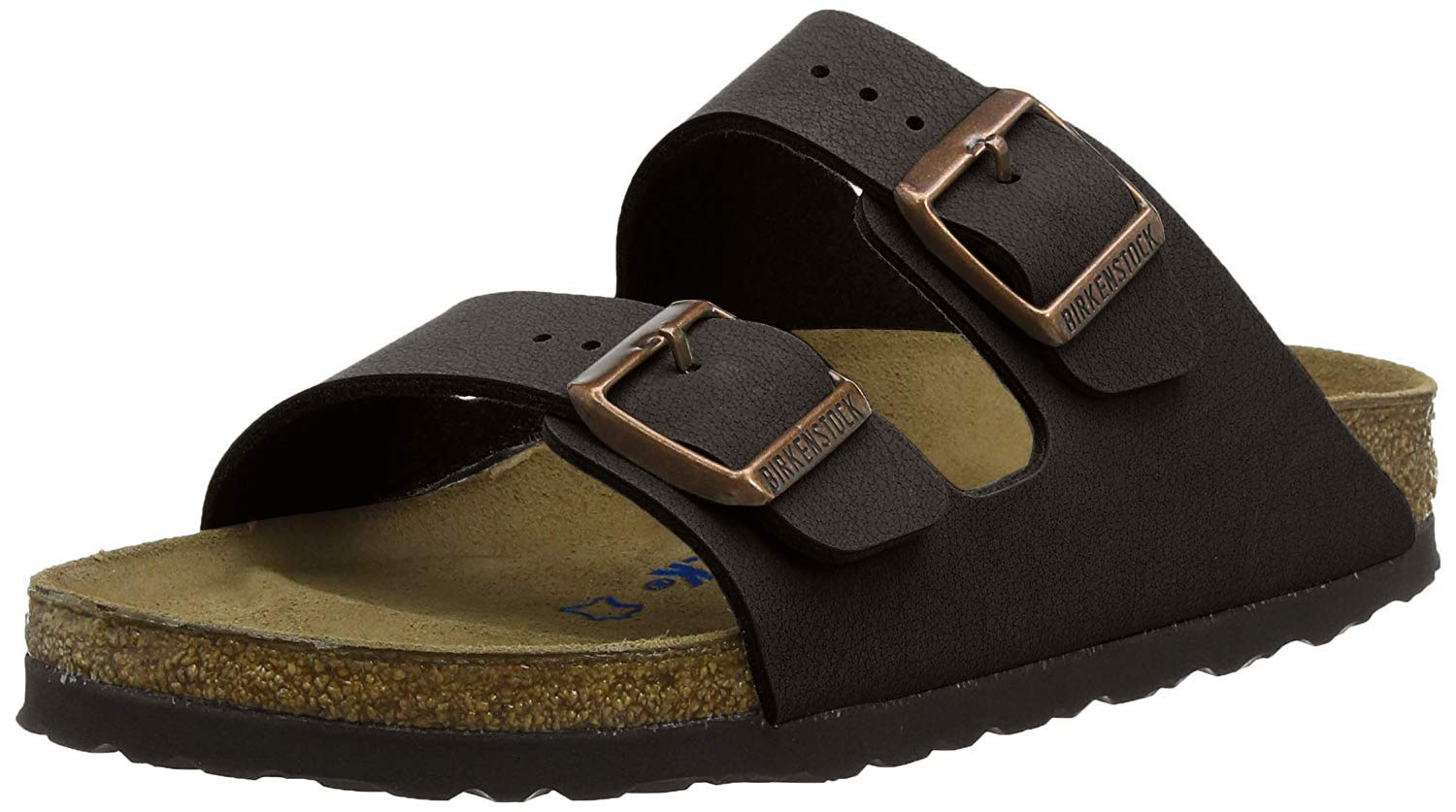 Birkenstock Unisex Arizona Soft Footbed Sandal, Brown Amalfi Leather, 43 N EU/10