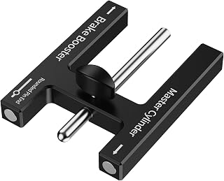 (Upgraded) Brake Adjustment Tool, Brake Booster Rod Adjustment Tool, Brake booster with master cylinder,Pushrod Power For Adjustable Braking Distance of Brake Pedal(N48 Magnetic CNC Aluminum)