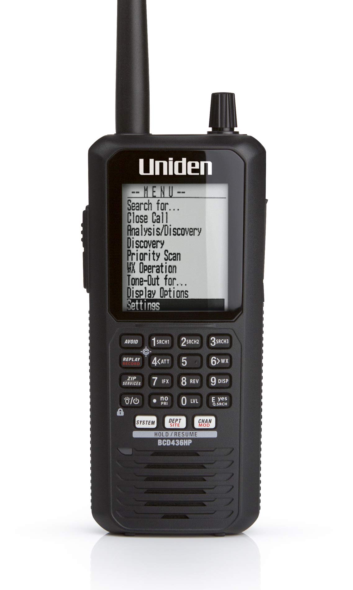 Uniden BCD436HP HomePatrol Series Digital Handheld Scanner. TrunkTracker V, Simp