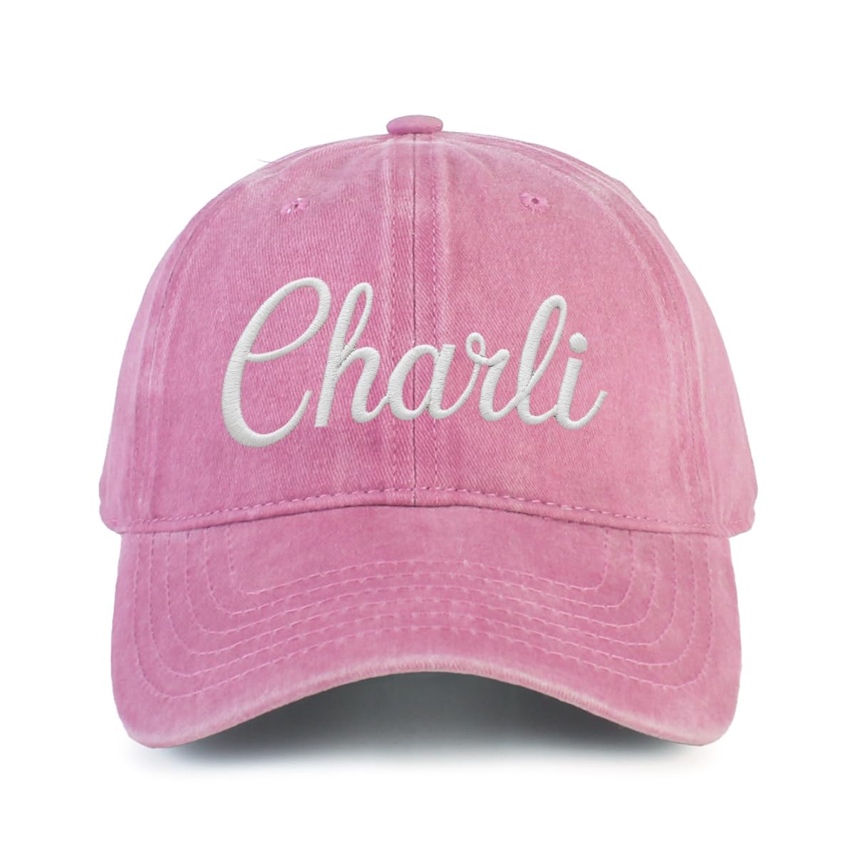 Custom Name Toddler Baseball Cap, Personalized Boys Girls Cotton Embroidered Hat