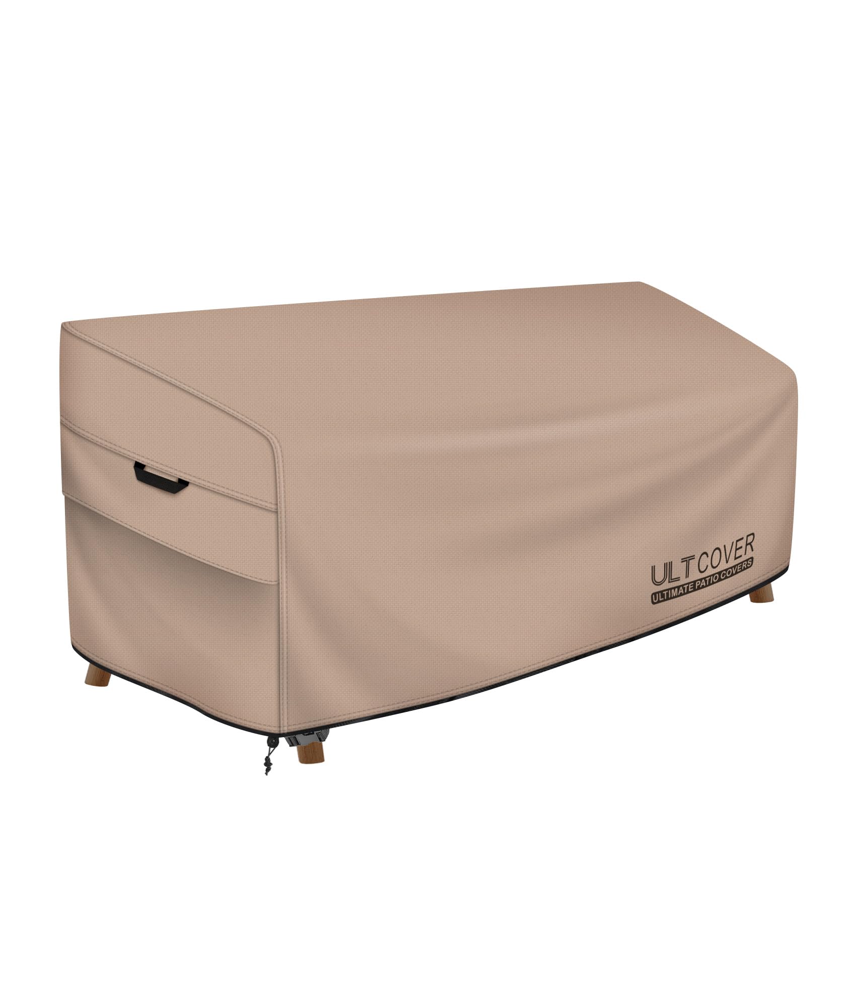 ULTCOVER Waterproof Outdoor Bench Furniture Cover, 58W x 28D x 35H in | Heavy Du