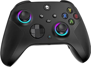 SZDILONG Wireless 2.4GHz Controller for Xbox, Xbox One Series X|S,Steam,PC | 1000mAh Battery,7 Colors RGB Light,Turbo/Programmable,Hall Effect Sticks,Type-C Charge,Dual Vibration,3.5mm Audio Jack