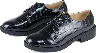 AAA+Feminine Women's 3570 Lace Up Shoes, Oxford, 1.4 inch (3.5 cm) Heel, Low Heel, Low Cut, Mannish