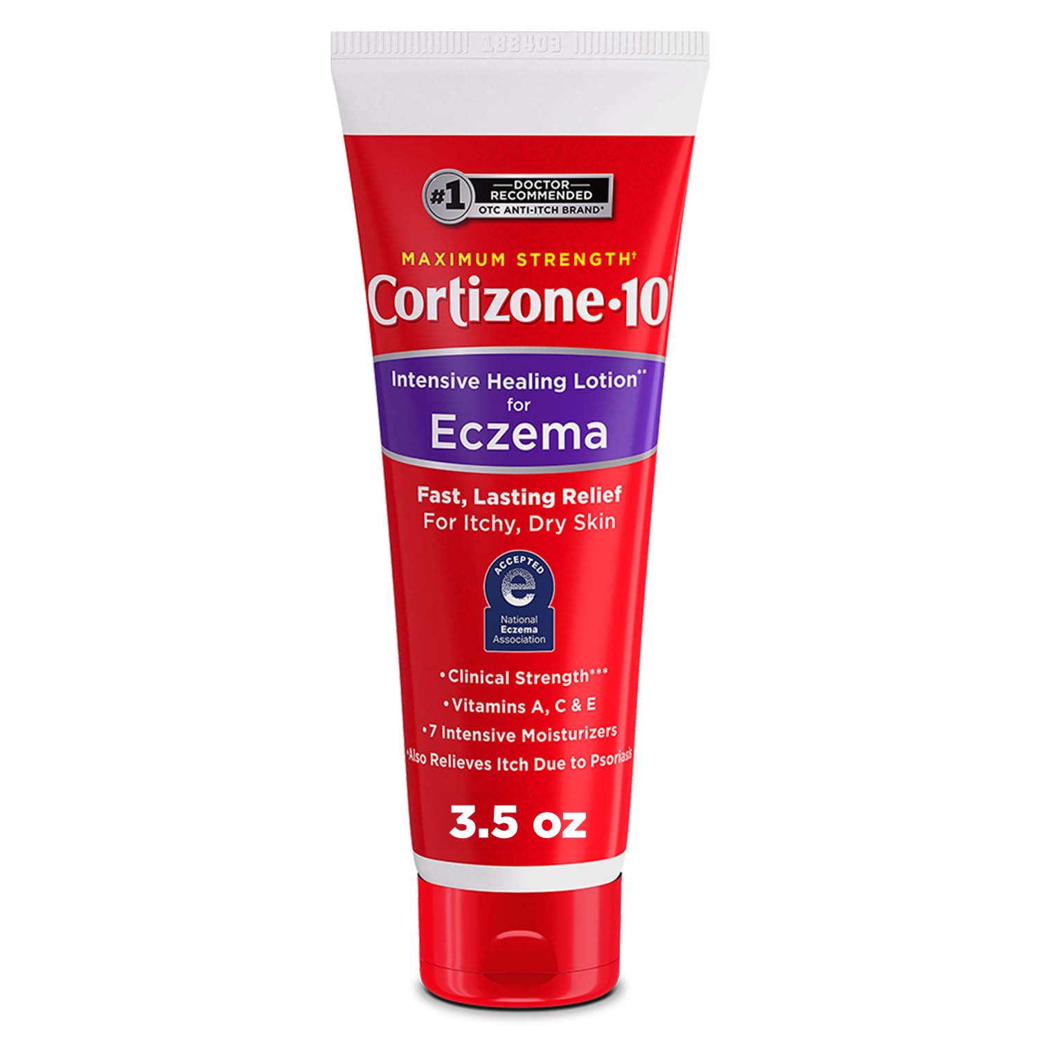 Cortizone-10 Max Strength Healing Itch Relief Eczema Lotion, 3.5 oz. | 1% hydroc